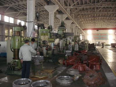 抽砂泵生產(chǎn)車(chē)間一角