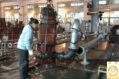 潛水抽沙泵出廠(chǎng)檢測