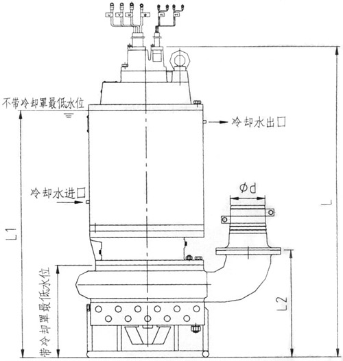 潛水抽砂泵結構圖(1)