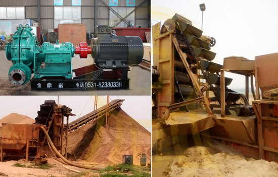 [河南]河道挖沙船配套8寸臥式吸沙泵 實(shí)現遠距離輸送