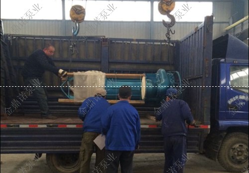 大型潛水泥沙泵，青海國企抽取化工原料的不二之選